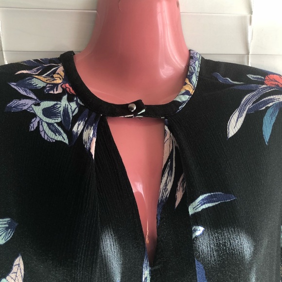 Free People | Electric Orchid Print Boho Swing Top - Picture 6 of 7